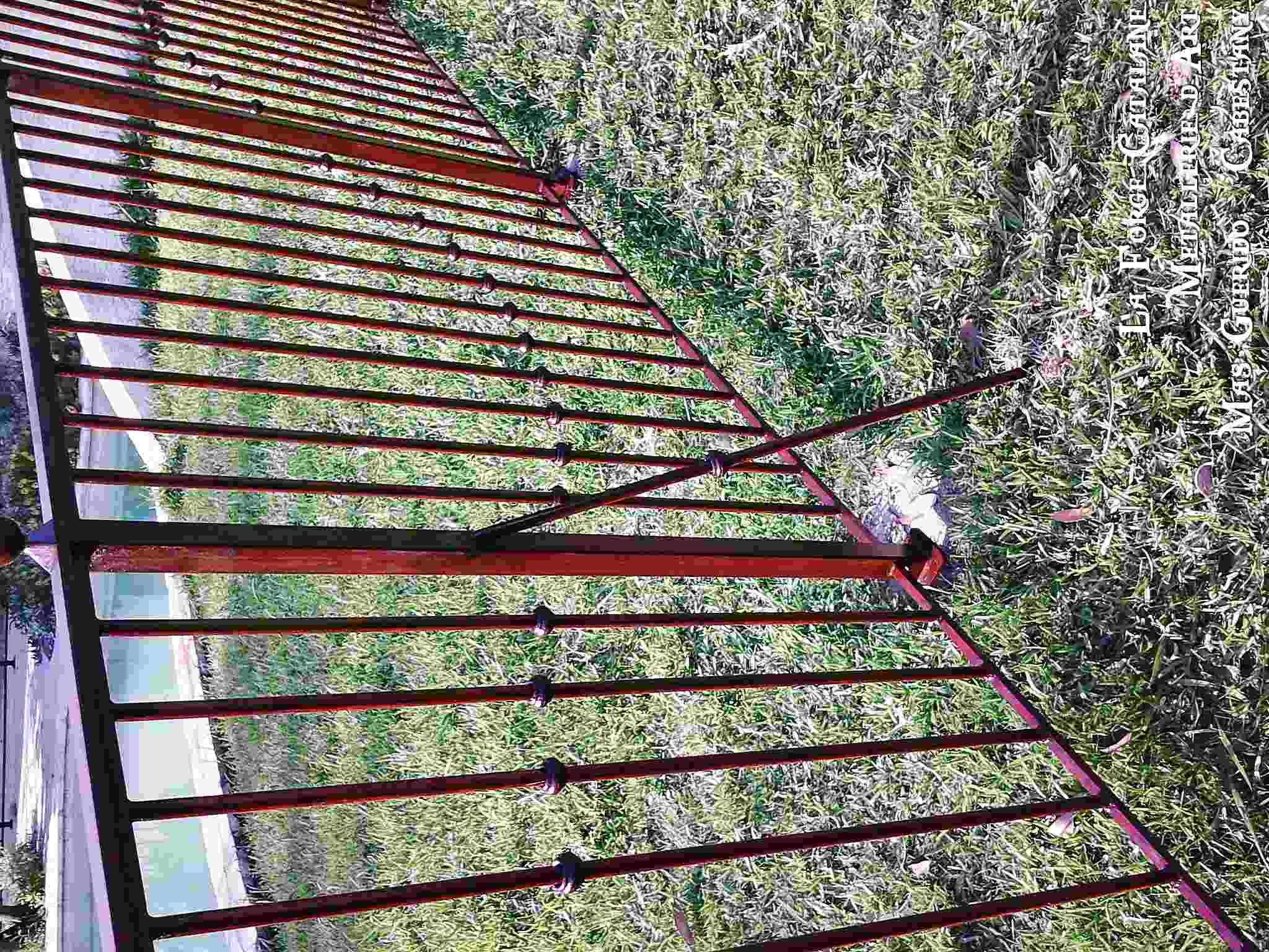 rambarde garde corps barreaux droit bagues piscine fer La Forge Catalane (6).jpg